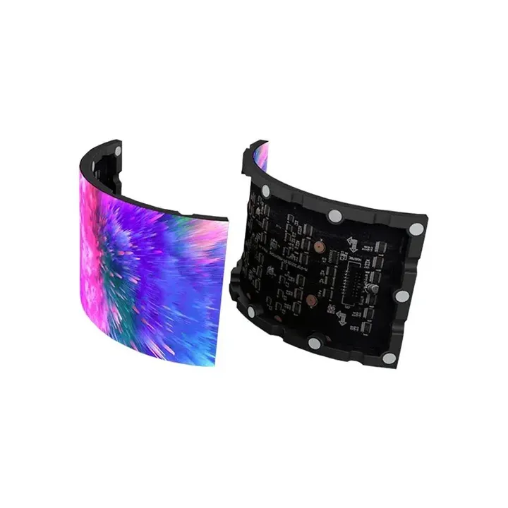 Ecran video cu panou LED flexibil