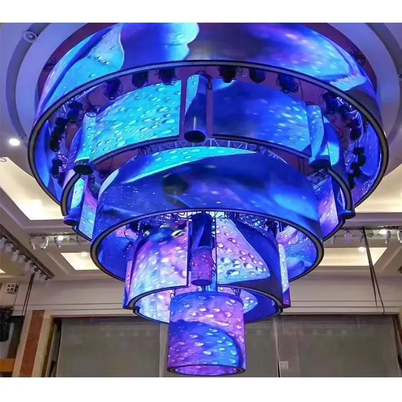 Ecran de perete video LED flexibil